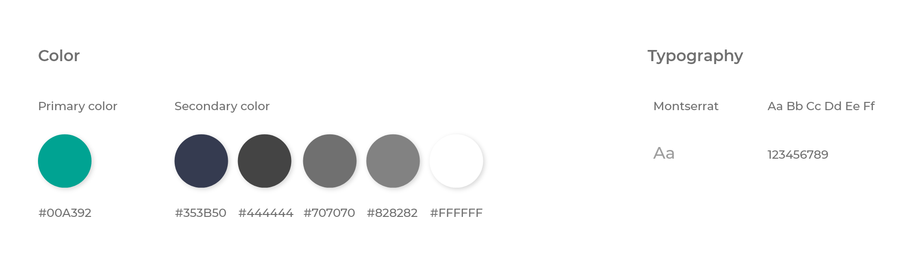 Color and typography