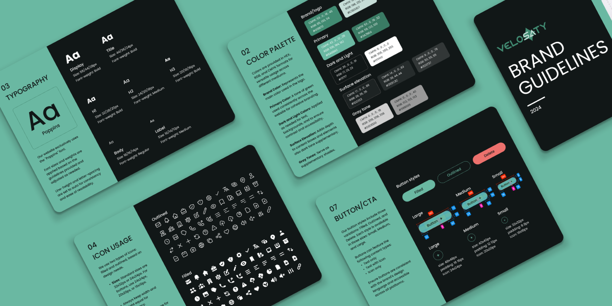 brand guide and design system